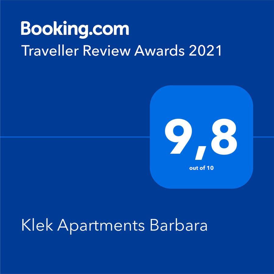 Klek Apartments Barbara المظهر الخارجي الصورة